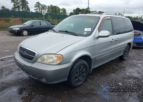 2004 Kia Sedona Ex/Lx from USA, damaged, VIN KNDUP131846599403
